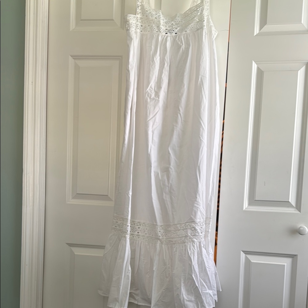 J.Crew eyelet maxi dress